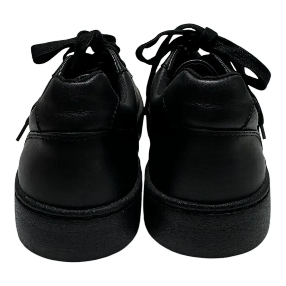 Vionic MABLE Pro Slip Resistant Leather Sneaker- Black Size 6.5 With Vio Grip - Picture 6 of 10